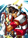  1boy 90s armor helmet highres male_focus muscle pegasus_seiya saint_seiya 