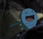  &gt;_&lt; animated animated_gif closed_eyes no_humans pokemon pokemon_(anime) wobbuffet 