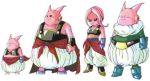  black_sclera closed_eyes dragon_ball_online fat lowres majin_(race) monster_girl pink_skin red_eyes short 