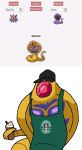  arbok fusion hat pokemon starmie 