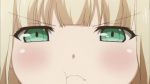  1girl angry animated animated_gif blonde_hair blush green_eyes kantai_collection tagme yuudachi_(kantai_collection) 