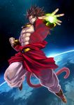  1boy abs black_hair broly dragon_ball dragon_ball_heroes dragonball_z hoshikawa_akira male_focus muscle spiky_hair super_saiyan super_saiyan_4 tail 