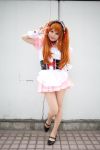  asahina_mikuru cosplay high_heels legs maid maid_headdress miniskirt pantyhose photo skirt suzumiya_haruhi_no_yuuutsu tagme thighs waitress 