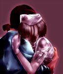  bubble_head_nurse gloves himamushi_nyuudou hug konami monster_girl nurse_(silent_hill) pixiv_manga_sample short_hair silent_hill veins 