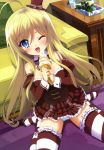  1girl breasts chocolat_(noucome) ore_no_nounai_sentakushi_ga_gakuen_love-comedy_wo_senryoku_de_jama_shiteru pleated_skirt skirt 
