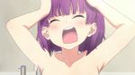  animated animated_gif bathroom koufuku_graffiti morino_kirin nude purple_hair short_hair tagme violet_eyes 