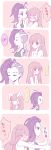  &gt;_&lt; ... 2girls 5koma absurdres asymmetrical_hair atobesakunolove bangs blush breasts brown_hair casual chinese closed_eyes comic commentary_request d.va_(overwatch) earrings facepaint facial_mark fingerless_gloves flat_color flying_sweatdrops glomp gloves highres hug hug_from_behind jewelry long_hair looking_at_another mole mole_under_eye multiple_girls multiple_monochrome open_mouth overwatch purple_hair shirt sleeveless sleeveless_shirt small_breasts sombra_(overwatch) speech_bubble stud_earrings swept_bangs tears translation_request upper_body wavy_mouth whisker_markings xo yuri 