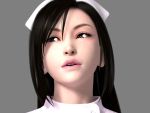 3d black_hair brown_eyes hat lipstick makeup nurse nurse_cap tagme umemaro 
