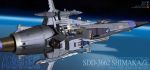  destroyer no_humans space space_craft tagme uchuu_senkan_yamato warship watermark zenseava 
