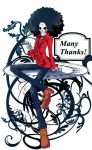 1boy afro black_hair brook male_focus one_piece red_shirt shirt skeleton solo 