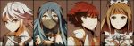  1girl 3girls aqua_(fire_emblem_if) blue_hair felicia_(fire_emblem_if) fire_emblem fire_emblem_if hinoka_(fire_emblem_if) long_hair maid multiple_girls my_unit_(fire_emblem_if) nintendo red_eyes redhead short_hair white_hair yellow_eyes 