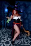  1girl asian breasts chouzuki_maryou cosplay dragon&#039;s_crown hat hips large_breasts photo plump redhead solo sorceress sorceress_(dragon&#039;s_crown) sorceress_(dragon&#039;s_crown)_(cosplay) staff thick_thighs thighs wide_hips witch_hat 