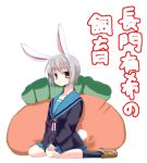  bunny_ears nagato_yuki rabbit_ears school_uniform suzumiya_haruhi_no_yuuutsu 