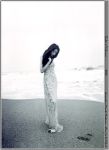  beach black_and_white dress nakama_yuki 