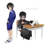  big_hero_6 black_hair disney hiro_hamada marvel school_uniform 