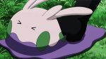  &gt;_&lt; animated animated_gif closed_eyes goomy pokemon pokemon_(anime) 