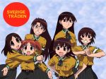  6+girls alternate_costume azumanga_daioh kagura kasuga_ayumu mihama_chiyo mizuhara_koyomi multiple_girls ns2d sakaki takino_tomo 