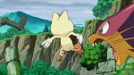  animated animated_gif battle kicking meowth pokemon pokemon_(anime) team_rocket 