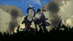  2boys 3d animated animated_gif fighting multiple_boys naruto outdoors sky sword tagme uchiha_sasuke 