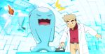  1boy animated animated_gif ookido_yukinari pokemon pokemon_(anime) rotom wobbuffet 
