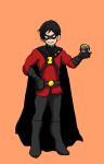  1boy batman_(series) cape dc_comics domino_mask male_focus mask pokemon red_robin solo tim_drake 