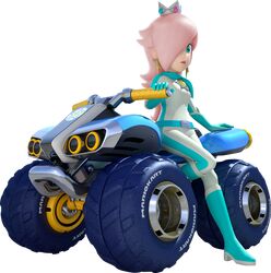  1girl blue_eyes crown earrings hair_over_one_eye highres jewelry lips looking_at_viewer super_mario_bros. mario_kart nintendo official_art photoshop pink_hair rosetta_(mario) super_mario_bros. super_mario_galaxy 