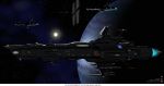  cruiser fleet no_humans science_fiction space space_craft tagme uchuu_senkan_yamato warship zenseava 