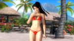  1girl 3d beach black_hair dead_or_alive dead_or_alive_5 momiji_(ninja_gaiden) ninja_gaiden ninja_gaiden:_dragon_sword official_art solo swimsuit tecmo wallpaper 