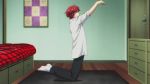  1boy animated animated_gif gekkan_shoujo_nozaki-kun male_focus mikoshiba_mikoto pose red_eyes redhead school_uniform spotlight 