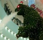  christmas_lights christmas_tree godzilla godzilla_(series) japan lowres mall 