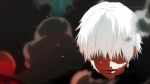  1boy animated animated_gif black_sclera kagune_(tokyo_ghoul) kaneki_ken male_focus red_eyes solo tentacle tokyo_ghoul white_hair 