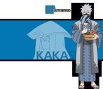  1boy alternate_costume half_mask hatake_kakashi japanese_clothes looking_at_viewer male_focus naruto naruto:_the_last official_art solo 