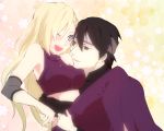  black_hair blonde_hair couple knk_sxi naruto naruto:_the_last pale_skin sai yamanaka_ino 