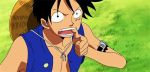  1boy animated animated_gif monkey_d_luffy one_piece tagme 