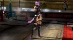  1girl 3d armor ayane ayane_(doa) breasts dead_or_alive dead_or_alive_5 kunoichi large_breasts leotard ninja official_art purple_hair solo tecmo 