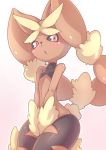  animal_ears blush bunny_tail lopunny mega_lopunny mega_pokemon pokemon pokemon_(game) rabbit_ears tail youki 