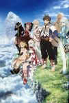  alisha_diphda blue_sky cliff clouds dezel_(tales) edna_(tales) everyone flower grass lailah_(tales) mikleo_(tales) multiple_boys multiple_girls official_art rose_(tales) scenery sky sorey_(tales) tales_of_(series) tales_of_zestiria zaveid_(tales) 