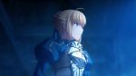  1girl animated animated_gif blonde_hair fate/stay_night fate_(series) female saber solo sword weapon 