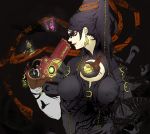  bayonetta bayonetta_(character) black_hair glasses long_hair 