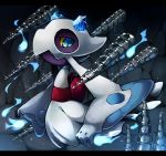  1girl blue_eyes female froslass ghost highres icicle kyouka_(tibamayu) nintendo no_humans pokemon solo yellow_sclera yuki_onna 