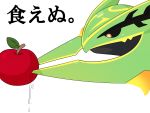  10s apple food fruit mega_pokemon mega_rayquaza no_humans pokemon pokemon_(game) pokemon_oras rayquaza 