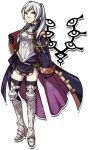  1girl alternate_costume armor book breastplate cloak fire_emblem fire_emblem:_kakusei greaves ipead looking_at_viewer my_unit my_unit_(fire_emblem:_kakusei) sash silver_hair skirt solo thigh-highs transparent_background twintails zettai_ryouiki 