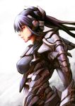  1girl armor female highres original shou_mai solo white_background 