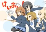  akiyama_mio hirasawa_yui jpeg_artifacts k-on! kotobuki_tsumugi tainaka_ritsu 