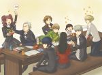  doujima_nanako everyone hanamura_yousuke kujikawa_rise kuma_(persona_4) minato_(robin) narukami_yuu persona persona_4 satonaka_chie seta_souji shirogane_naoto tatsumi_kanji 