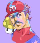  jojo_no_kimyou_na_bouken kazaana mario mushroom mustache nintendo parody super_mario_bros. 