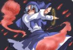  bracelet clenched_hands fist hood jewelry kumoi_ichirin no_nose outstretched_arms red_eyes spread_arms touhou umakatsuhai unzan 