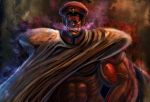  cape m_bison male muscle street_fighter teeth vega 
