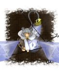 basket cheese mouse_ears mouse_tail nazrin prehensile_tail tail tail_raised touhou wink
