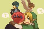  blue_eyes blue_hair brown_hair cape earrings fire_emblem fire_emblem:_fuuin_no_tsurugi fire_emblem:_mystery_of_the_emblem fire_emblem_fuuin_no_tsurugi gloves hat headband jewelry kid_icarus link marth musical_note nintendo pit pointy_ears red_hair redhead roy smile super_smash_bros. the_legend_of_zelda tiara wings 